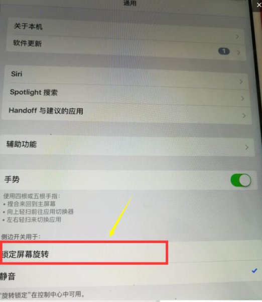 平板屏幕旋转怎么设置 ipad平板屏幕旋转怎么设置