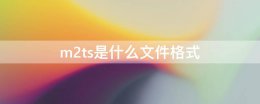 m2ts是什么文件格式 m2ts文件可以用什么软件打开