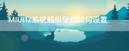miui12超级壁纸怎么设置 MIUI12系统超级壁纸如何设置