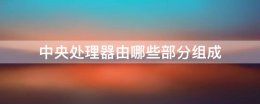 中央处理器是由什么组成 中央处理器由哪些部分组成