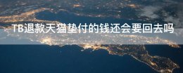 tb退款多久 TB退款天猫垫付的钱还会要回去吗