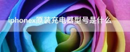 iphonex充电器规格 iphonex原装充电器型号是什么