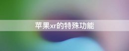 苹果xr的特殊功能 苹果xr操作功能介绍