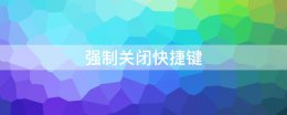 强制关闭快捷键 电脑程序强制关闭快捷键