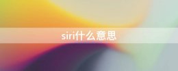 siri什么意思 备注siri什么意思