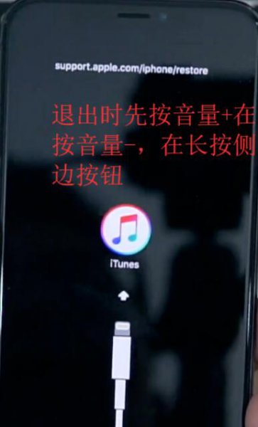 苹果x怎么进入itunes模式