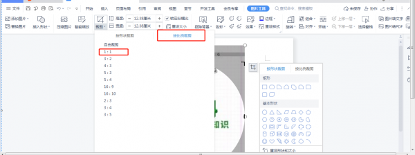 如何裁剪Word中的图片