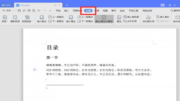 wps怎么取消尾注上的横线 wps文档末尾横线怎么删除