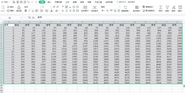 表格全选中快捷键 excel表格全选快捷键