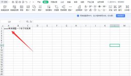 excel怎么调整单个格子大小 excel单独调整一个格子的宽度