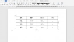 word表格怎么计算 如何对Word表格进行快速计算