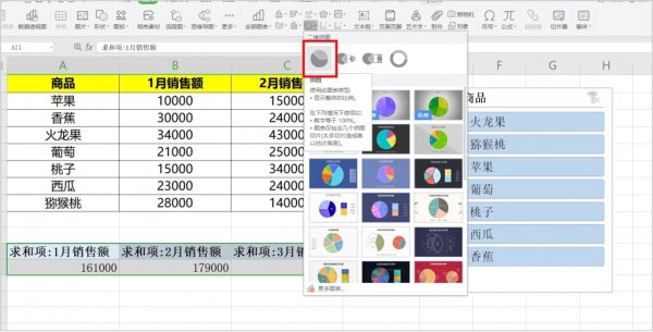 excel饼图的制作方法 Excel如何制作动态饼图