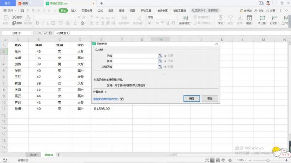 excel单一条件求和 Excel表格如何单条件求和