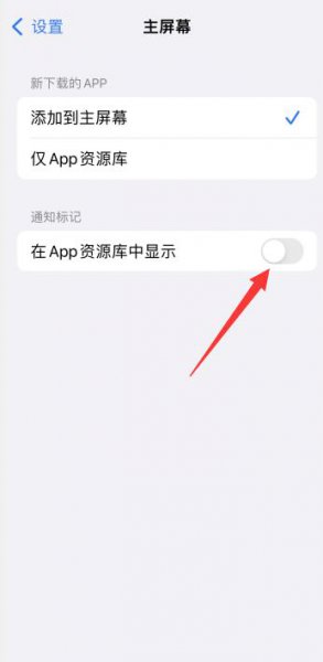 苹果13app资源库怎么关闭或隐藏