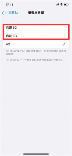 苹果13的5g开关在哪里