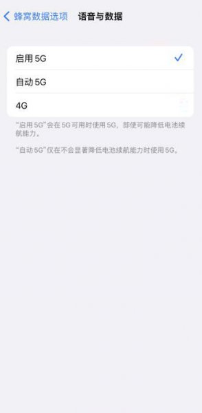苹果13手机5g开关在哪里