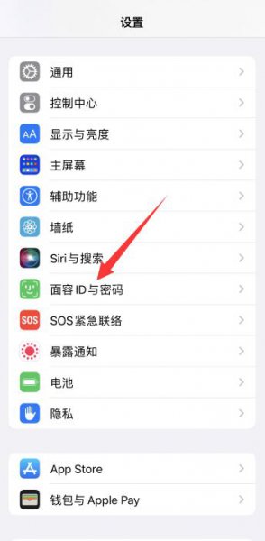 苹果手机如何设置开机密码