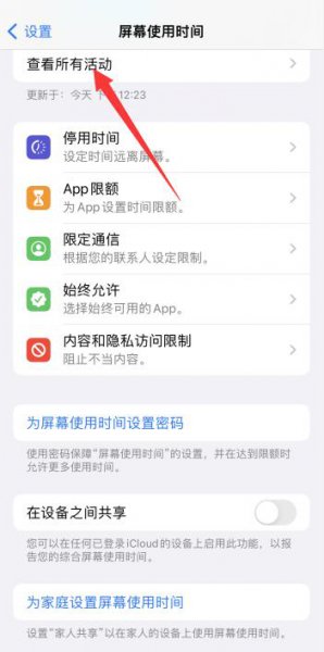 苹果手机怎么查看抬起次数