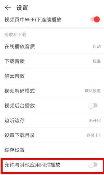 苹果网易云怎么开启同时播放