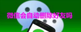微信会自动删除好友吗 微信可以自动删除好友吗