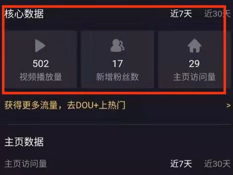 抖音总浏览量在哪看