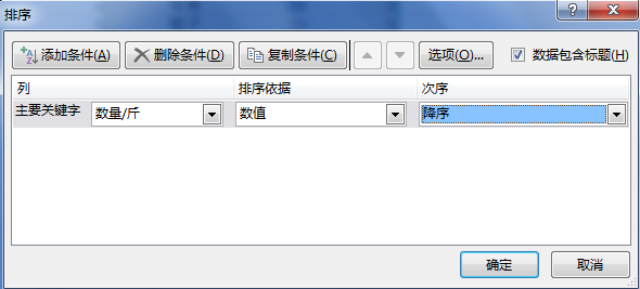 excel怎么给指定区域排序