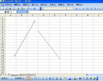 excel2003怎么画直线