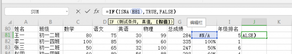 排名怎么算excel公式出现#n