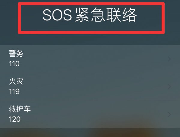 苹果sos按了会怎样