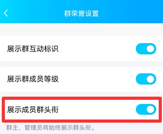 群头衔怎么显示不出来