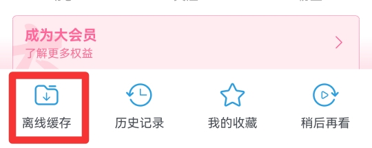 手机哔哩哔哩下载的视频在哪里