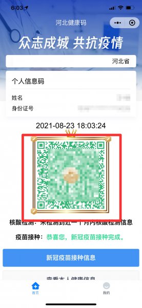 微信健康码加载不出来