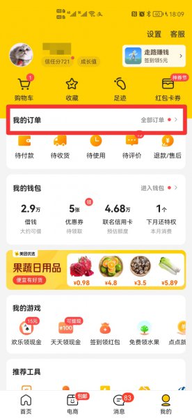 美团已删除的订单在哪里可以看?
