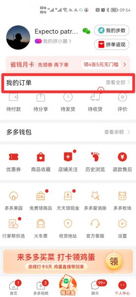 拼多多总账单怎么看