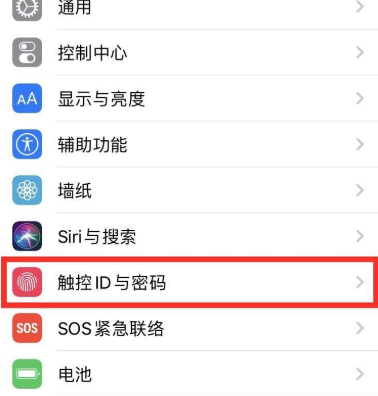 苹果手机有指纹锁吗