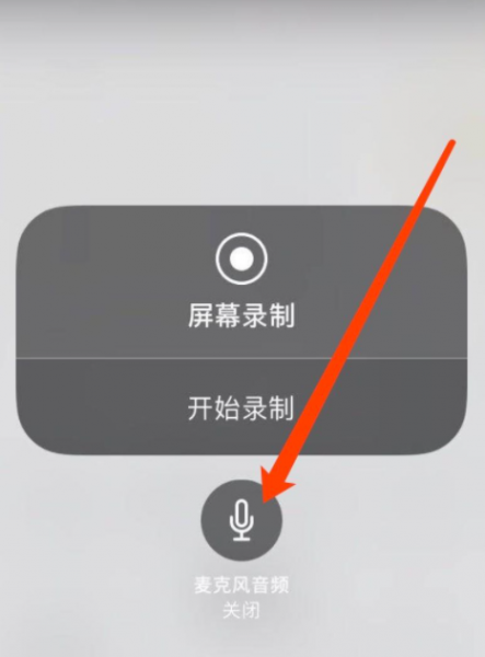 苹果录屏功能在哪设置声音