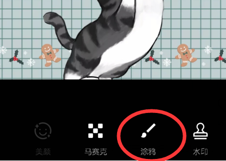 手机美图秀秀箭头符号在哪里