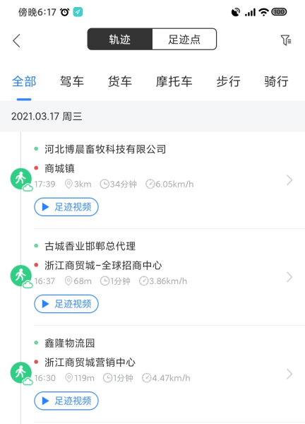 足迹图怎么生成的