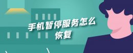 手机暂停服务怎么恢复 oppo手机暂停服务怎么恢复