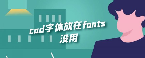 cad字体放在fonts没用