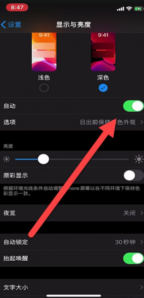 苹果深色模式点不了