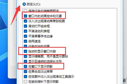 win11窗口动画效果设置方法