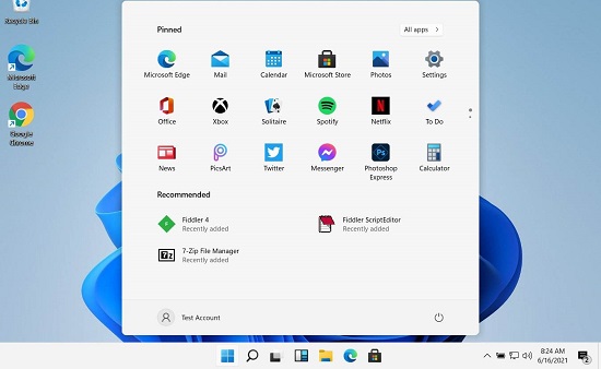 win11开始改成全屏方法