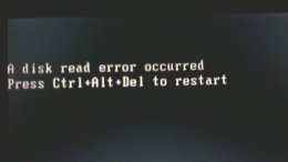 a disk read error occurred解决教程