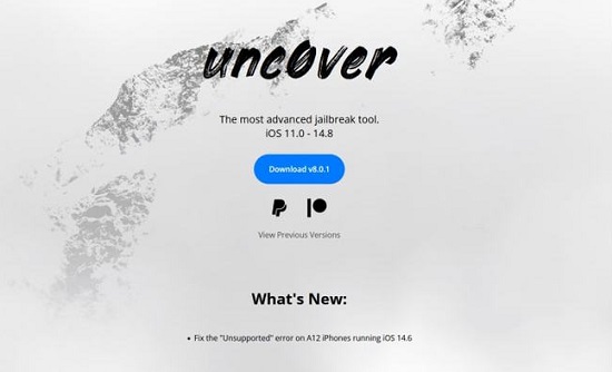 unc0ver发布8.0.1版本增加iOS/iPadOS 14.6~14.8越狱功能