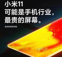 小米11屏幕尺寸多大 小米11屏幕参数详情介绍