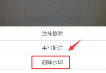 全能扫描王水印去除方法