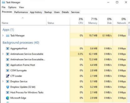 win11找到运行进程方法