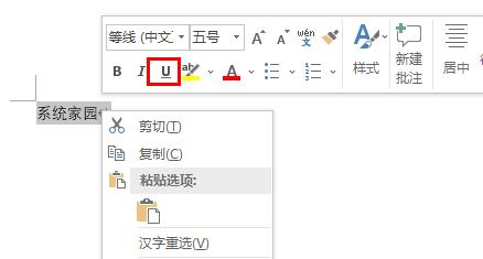 word横线打出教程