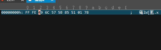 ultraedit内码汉字查看方法